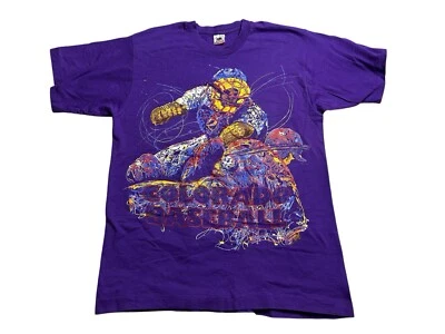 复古 Colorado 棒球衬衫 20 世纪 80 年代复古紫色运动大号 — 第 1/4 张图片