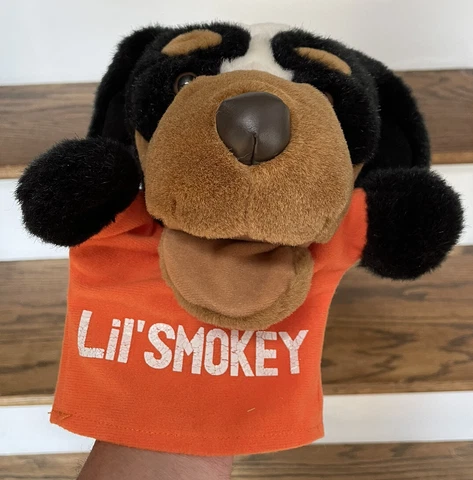 RARE Vintage Tennessee Volunteers Smokey Mascot Hand Puppet Cover