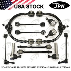 12PC Front Control Arm Tie Rod Suspension Kit for 2005-2010 Jeep Grand Cherokee - Bild 1 von 8