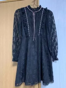 Honey Cinnamon All Lace Dress one piece color black free size fashion women - Picture 1 of 2
