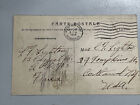 VINTAGE RARE STAMP POSTCARD 1919 BORDEAUX FRANCE FROM ARMY CANCEL USA NY WW1