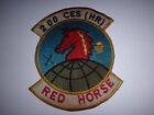 Vietnam War USAF 200th Civil Engineer Squadron (Heavy Repair) RED HORSE Patch