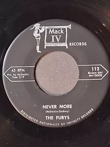 northern soul THE FURYS Never More MACK IV 112 - Picture 1 of 2