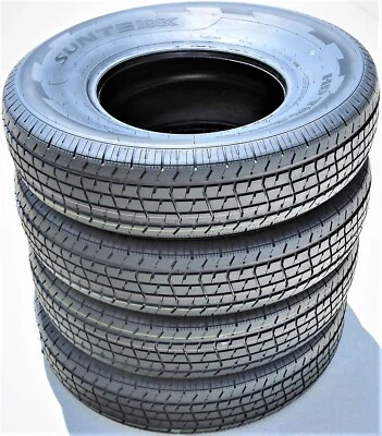 4 Tires Suntek HD Trail 2 Semi Steel ST 215/75R14 Load D 8 Ply Trailer Foto 1 de 4