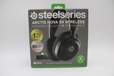 SteelSeries Arctis Nova 5X Wireless Multi-System Gaming Headset, Black - Image 1 of 4