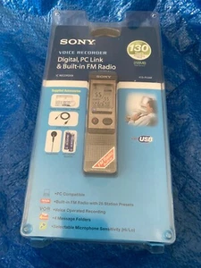NEW sony icd-p530f max 130 hours 256mb flash memory voice recorder - Picture 1 of 3