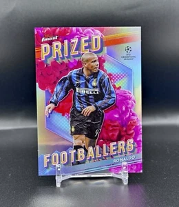 2023-24 Topps Finest UEFA Ronaldo Prized Footballers Pink Red Fusion, PR app: 18 - Picture 1 of 2
