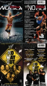 2 New WWE WWF Wrestling VHS Lot NWO No Way Out 2001 & 2002 - Picture 1 of 3