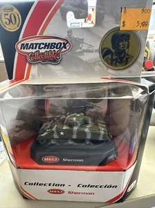 2001 Matchbox Collectibles 50th Anniversary M4A3 Sherman Tank NIB - Picture 1 of 3