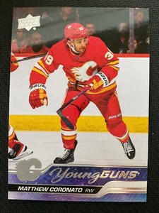 Matthew Coronato 2023-24 Upper Deck Young Guns SP RC Card #201 (E)