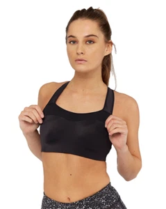 NIKE [XS (A-C)] Women PRO ALPHA High Support Sports/Yoga Bra, Black, AA0501-010 - Picture 1 of 2