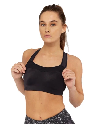 NIKE [XS (A-C)] Women PRO ALPHA High Support Sports/Yoga Bra, Black, AA0501-010 - Image 1 of 2
