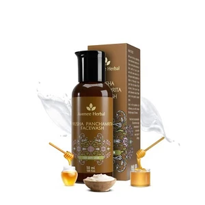 Avimee Erbe Prusha Panchamrita cagliata lavaggio viso, latte, burro chiarificato, miele, Jaggery 50 ml - Foto 1 di 8