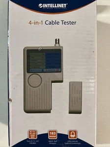 Intellinet 4-in-1 Kabeltester geschirmte/ungeschirmte Kabel RJ-11 RJ-45 USB BNC - Bild 1 von 3