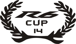 KOMPATIBLE AUFKLEBER R6 CUP 10X6 CM (PAAR) - Bild 1 von 1