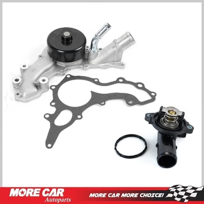 Water Pump w/ Thermostat for 11-17 Chrysler 300 Dodge Challenger Charger 3.6L - Image 1 of 4