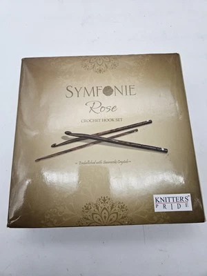 Juego de ganchos de ganchillo Knitpro "Symfonie Rose" con cristales Foto 1 de 3