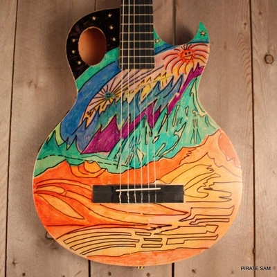 Washburn Festival CUSTOM Art guitar EACT42S Classical Thinline acoustic electric - image 1 of 4