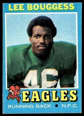 1971 Topps Card Football Lee Bouggess RC Philadelphia Eagles #194 EX+ - Image 1 of 2