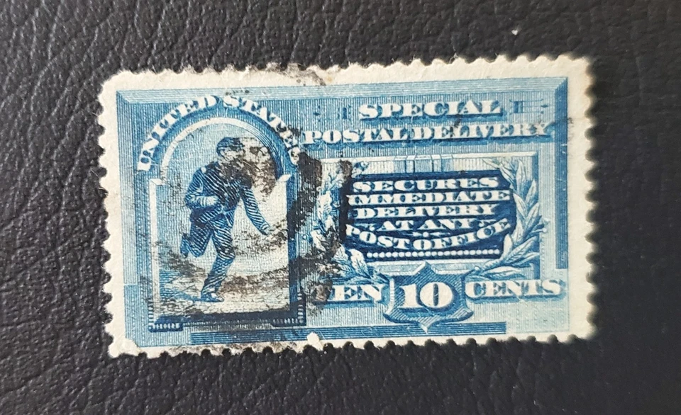 US Stamp Scott # E2.F, Fancy Cancel - Image 1 of 1