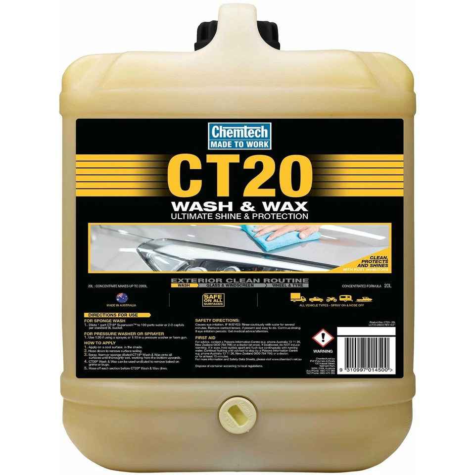Chemtech CT20 Wash n Wax 20L - image 1 of 1