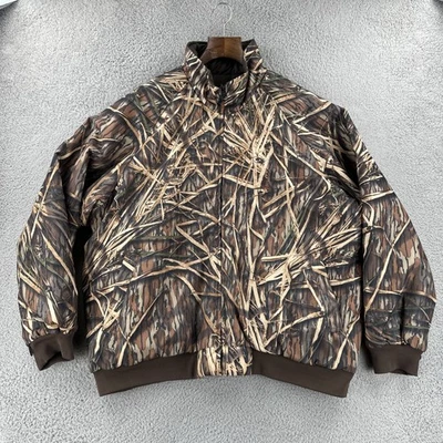 Mossy Oak Shadow Grass Mens XXL Reversible Jacket Outdoor Hunting Gear Y2K EUC - Image 1 of 4