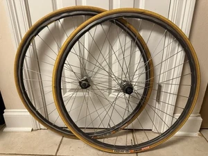 Mavic Open 4 CD Alloy Clincher Wheelset 700c Rim Brake Shimano Dura Ace Hubs 10s - Picture 1 of 19