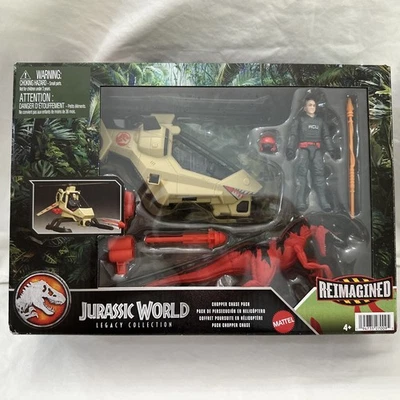 Jurassic World Legacy Collection Chopper Chase Pack Reimaginado Mattel JCG19 Nuevo Foto 1 de 4