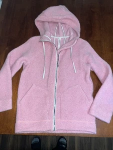 Lululemon Women’s Size 2 Full Zip Wool Hoodie Pink - Picture 1 of 5