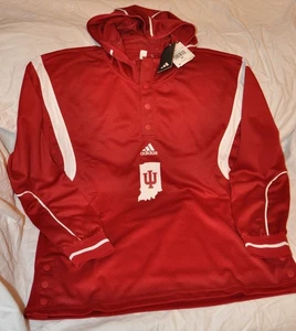 Indiana Hoosiers Adidas Aeroready Hoodie Shooter Shirt Herren MED Neu mit Etikett Basketball - Bild 1 von 2