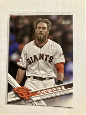 Hunter Pence 2017 Topps Serie 2 variación de imagen SP Foto 1 de 2