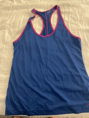 Champion Vapor Tanque Entrenamiento Equipo Atlético Rosa Azul XL Racerback Nuevo (Mujer) Foto 1 de 3