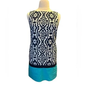 Anne Kline Damen Netzdruck ärmellos Etui Midikleid Größe 12 - Bild 1 von 11