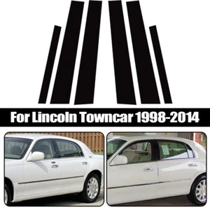 Postes de pilar puerta moldura lateral calcomanía accesorios de coche para Lincoln Towncar 1998-2014 - Imagen 1 de 17