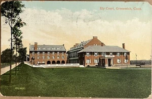 Greenwich Conneticut Ely Court School for Girls Antique Postcard 1909 - Picture 1 of 6