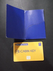 Grecia BLUE STAR FERRIES Líneas envío cabina entrada llave tarjeta hotel!!! - Imagen 1 de 6