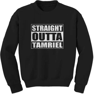 Straight Outta Tamriel Gamer Sweatshirt - Picture 1 of 10