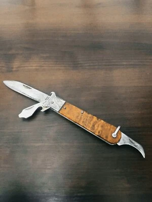 Zarya Davydkovo vintage hunting folding pocket knife multitool  - Image 1 of 4