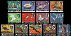Pitcairn 1964 - Mi-N.o 39-51 ** - Estampillada sin montar o nunca montada - Reina Isabel II - Imagen 1 de 1