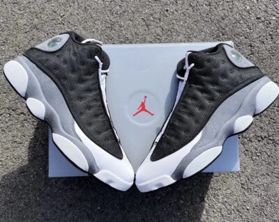 Nike Air Jordan Retro 13 NEGRO PEDERNAL 2023 Gris DJ5982-060 Hombres y GS 4y-13 NUEVO Foto 1 de 4