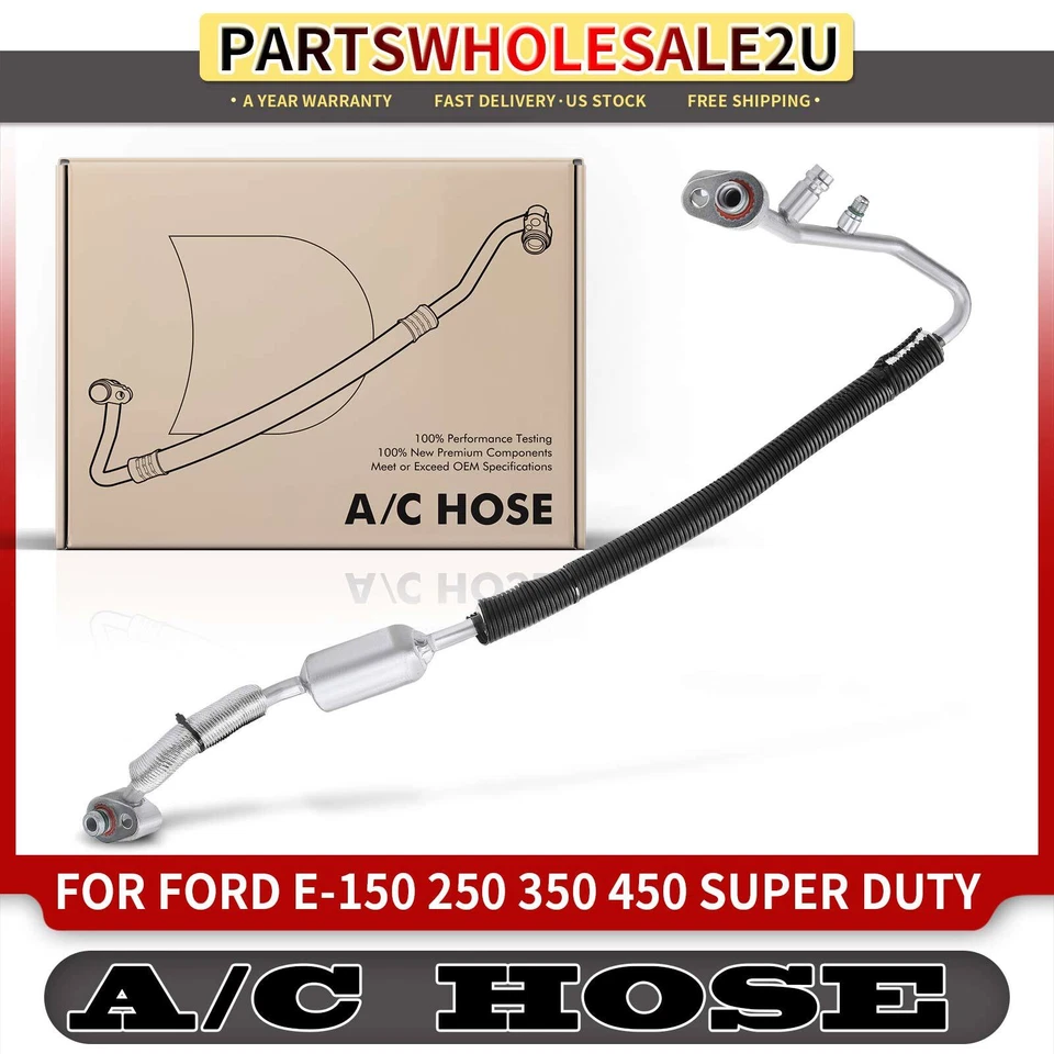Manguera de línea de descarga de aire acondicionado para Ford E-150 E-350 Econoline E-250 E-350 Super Duty Foto 1 de 4