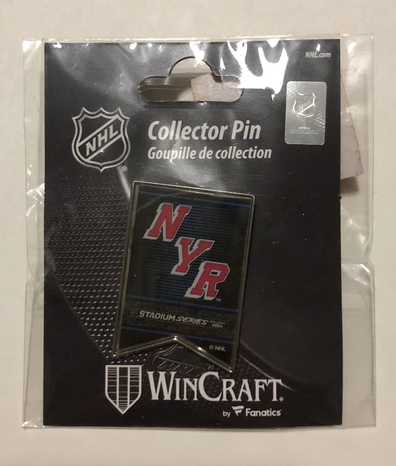 New York Rangers 2024 NHL Stadium Series Collector Pin - Image 1 of 1