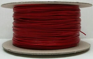 Rollo de alambre de punto de diseño ferroviario modelo rojo 7/0,2 mm 1,4A ELIGE TU PROPIA LONGITUD - Imagen 1 de 8