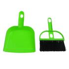 Pet Dog Cat Shovel And Broom Set of Mini Dustpan Broom Sweeping Tools Green