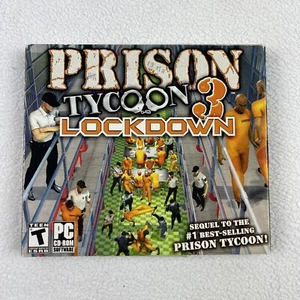 Prison Tycoon 3: Lockdown (CD-ROM, PC, 2007) Video Game Brand New - Picture 1 of 2