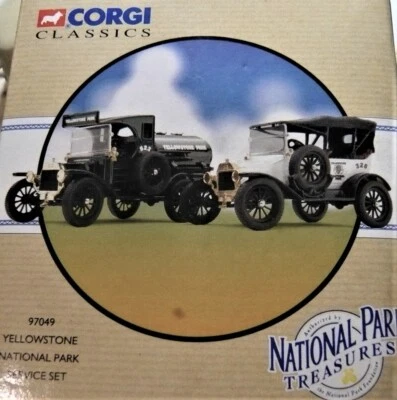 Corgi 97049   Yellowstone National Park service set. 2 Ford T Vehic Brand new. ! - Image 1 of 4