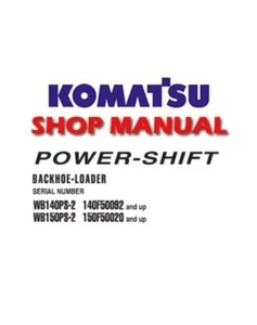 Service Repair Manual for Komatsu WB140PS-2, WB150PS-2 (POWER-SHIFT) Backhoe - Picture 1 of 1