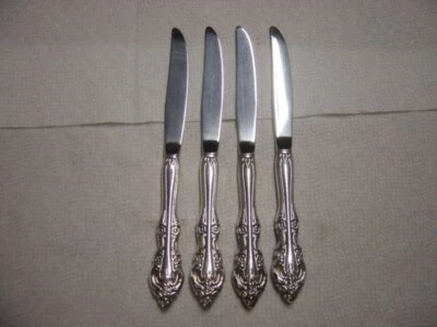 4 cuchillos de cena Community Plated Silver Artistry Foto 1 de 2