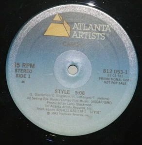 CAMEO Style 12" Promo VG+ Plays Well 1983 Atlanta Artists Larry Blackmon Vinyl - Imagen 1 de 2