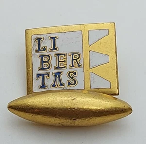 UNESCO Dubrovnik, Festival LIBERTAS, Croatian old vintage metal badge ! - Picture 1 of 2